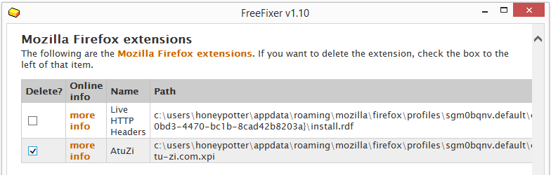 AutZi Firefox Extension