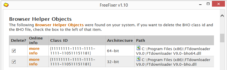 ftdownloader-bho.dll in internet explorer