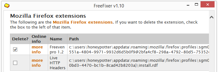 Freeven Pro in Firefox
