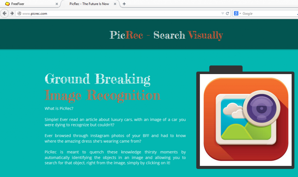 picrec.com web site