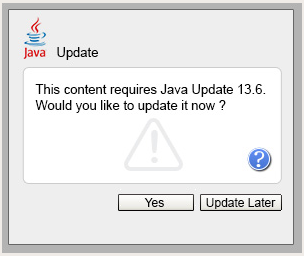 plugin update s.l ad - java update