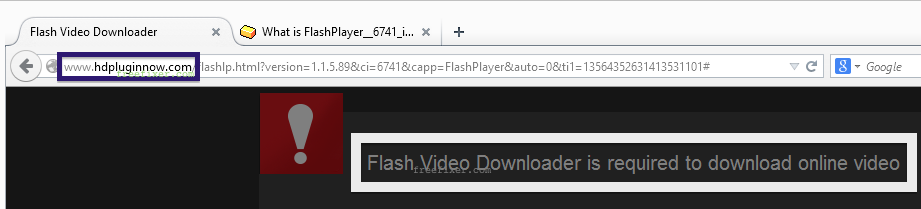 Flash Video Downloader is required to download online video