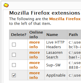 AppEnable firefox remove