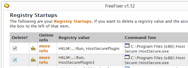 HostSecurePlugin startup remove