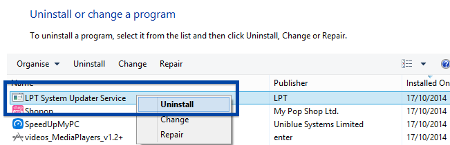 LPT System Updater Service