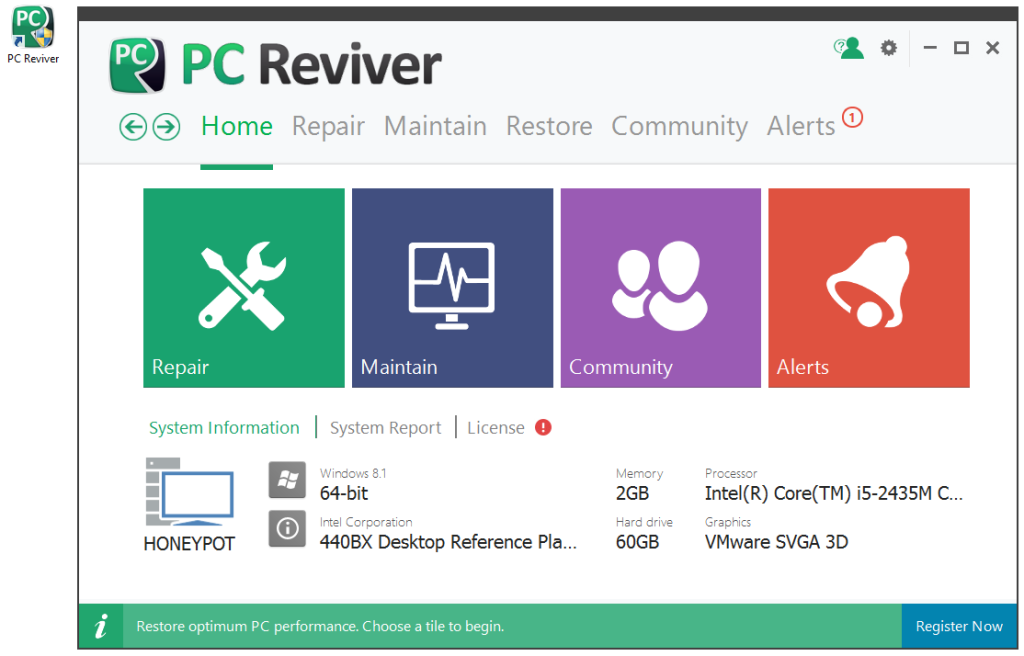 PC Reviver gui