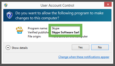 Skype Software Sarl publisher