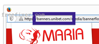 banners.unibet.com pop-up ad for Maria.com