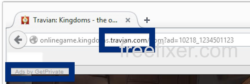 travian.com pop up