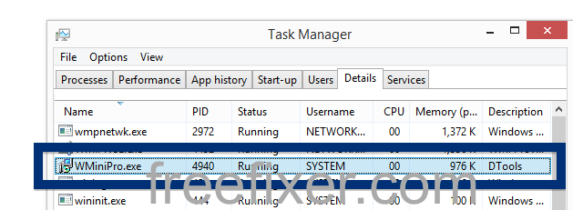 WMiniPro.exe task manager