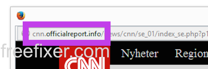cnn.officialreport.info pop up