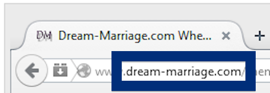 dream-marriage.com pop up