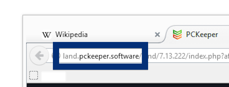 land.pckeeper.software pop up