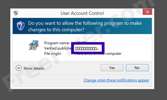 Screenshot where 上海征途信息技术有限公司 appears as the verified publisher in the UAC dialog