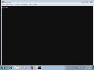 Screenshot from the sandbox