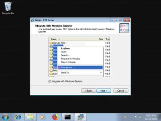 Screenshot from the sandbox