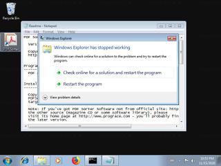 Screenshot from the sandbox