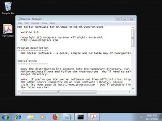 Screenshot from the sandbox