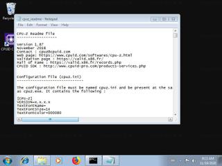 Screenshot from the sandbox