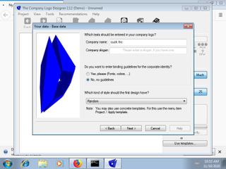 Screenshot from the sandbox