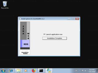 Screenshot from the sandbox