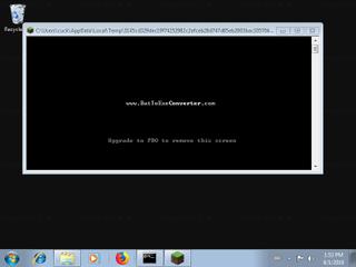 Screenshot from the sandbox