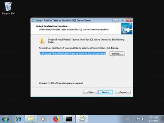 Screenshot from the sandbox