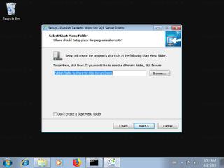 Screenshot from the sandbox
