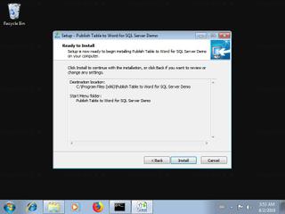 Screenshot from the sandbox