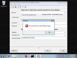 Screenshot from the sandbox