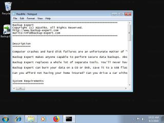 Screenshot from the sandbox