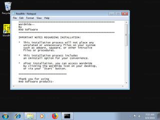 Screenshot from the sandbox