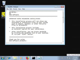 Screenshot from the sandbox