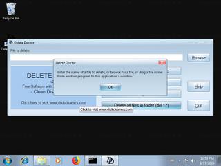Screenshot from the sandbox
