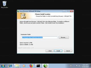 Screenshot from the sandbox