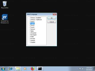 Screenshot from the sandbox