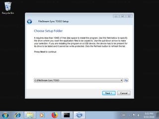 Screenshot from the sandbox