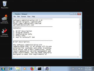 Screenshot from the sandbox