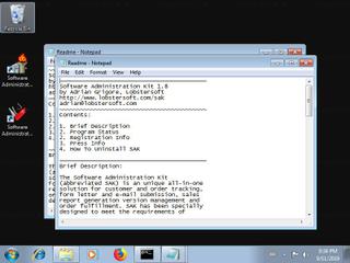 Screenshot from the sandbox
