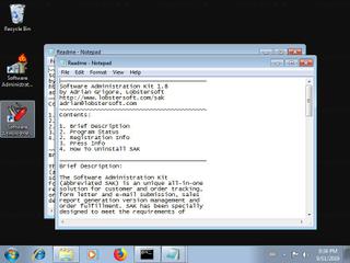 Screenshot from the sandbox