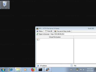 Screenshot from the sandbox