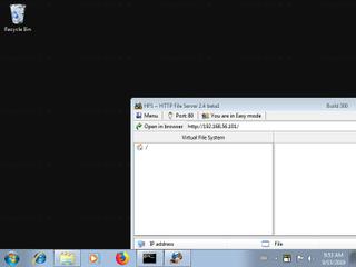 Screenshot from the sandbox