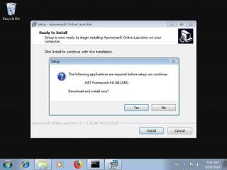 Screenshot from the sandbox