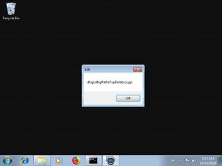 Screenshot from the sandbox