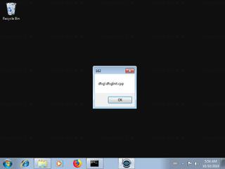 Screenshot from the sandbox