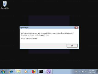 Screenshot from the sandbox