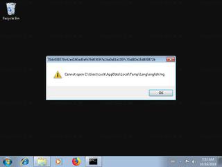 Screenshot from the sandbox