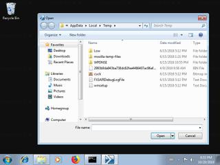 Screenshot from the sandbox