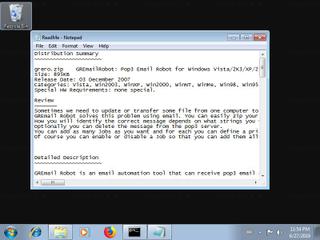 Screenshot from the sandbox
