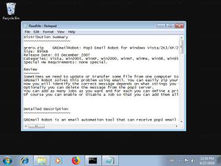 Screenshot from the sandbox